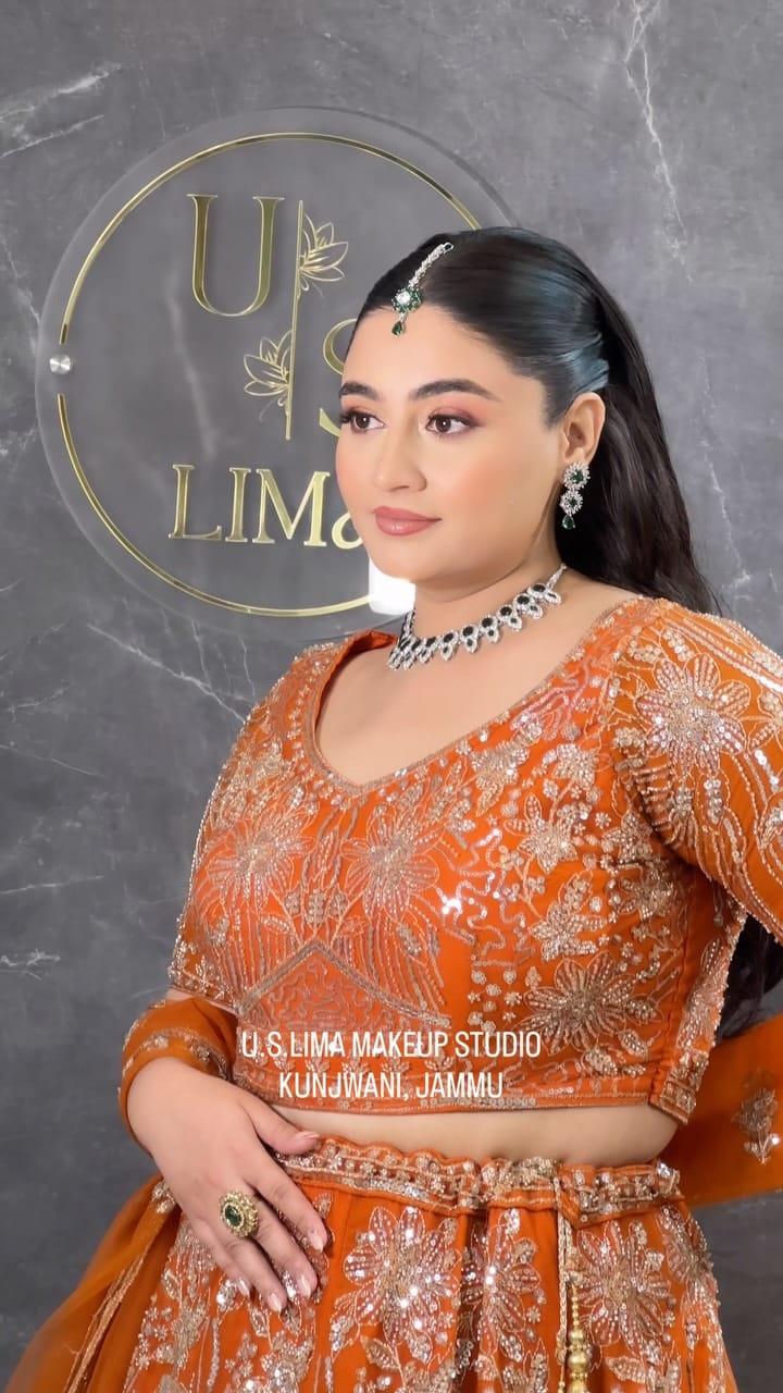 Post 1 by Jammu Makeup Artist on Instagram (video)