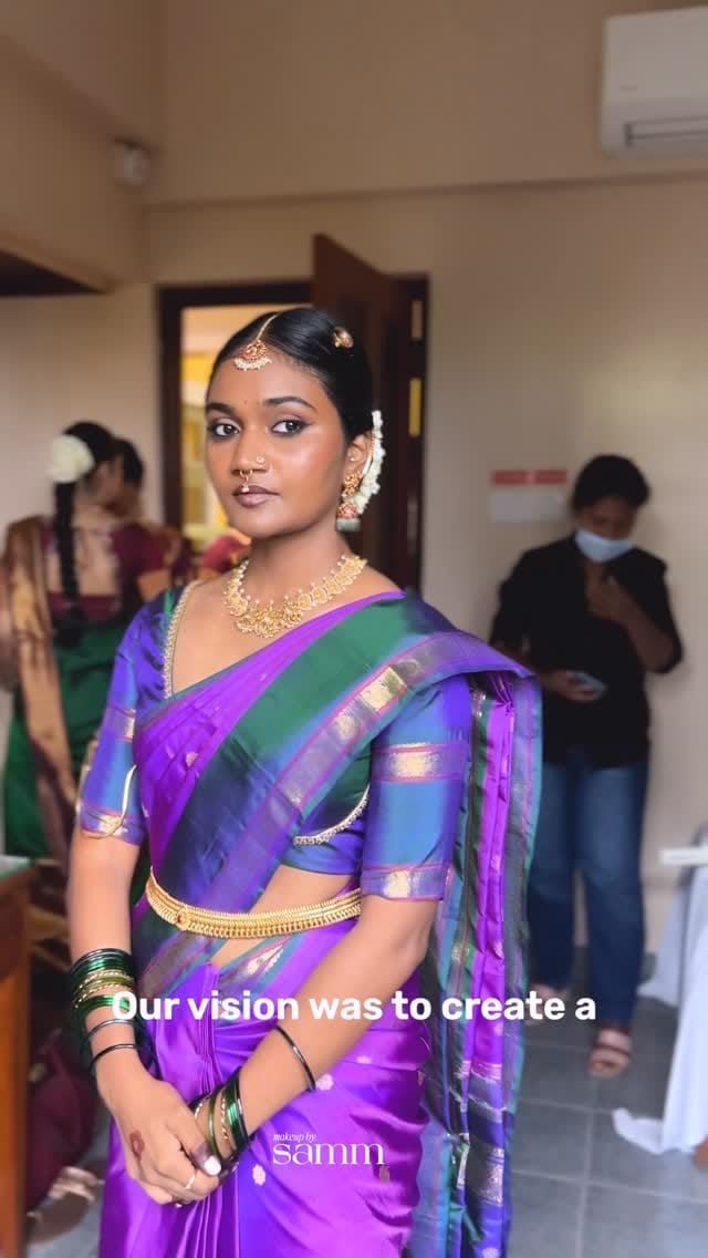 Post 8 by Sammyuktha | IMA Certified Makeup Artist on Instagram (video)