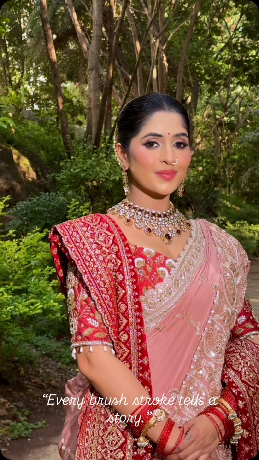 Post 5 by Kalyani Dharma | Pune Makeup-artist on Instagram (video)