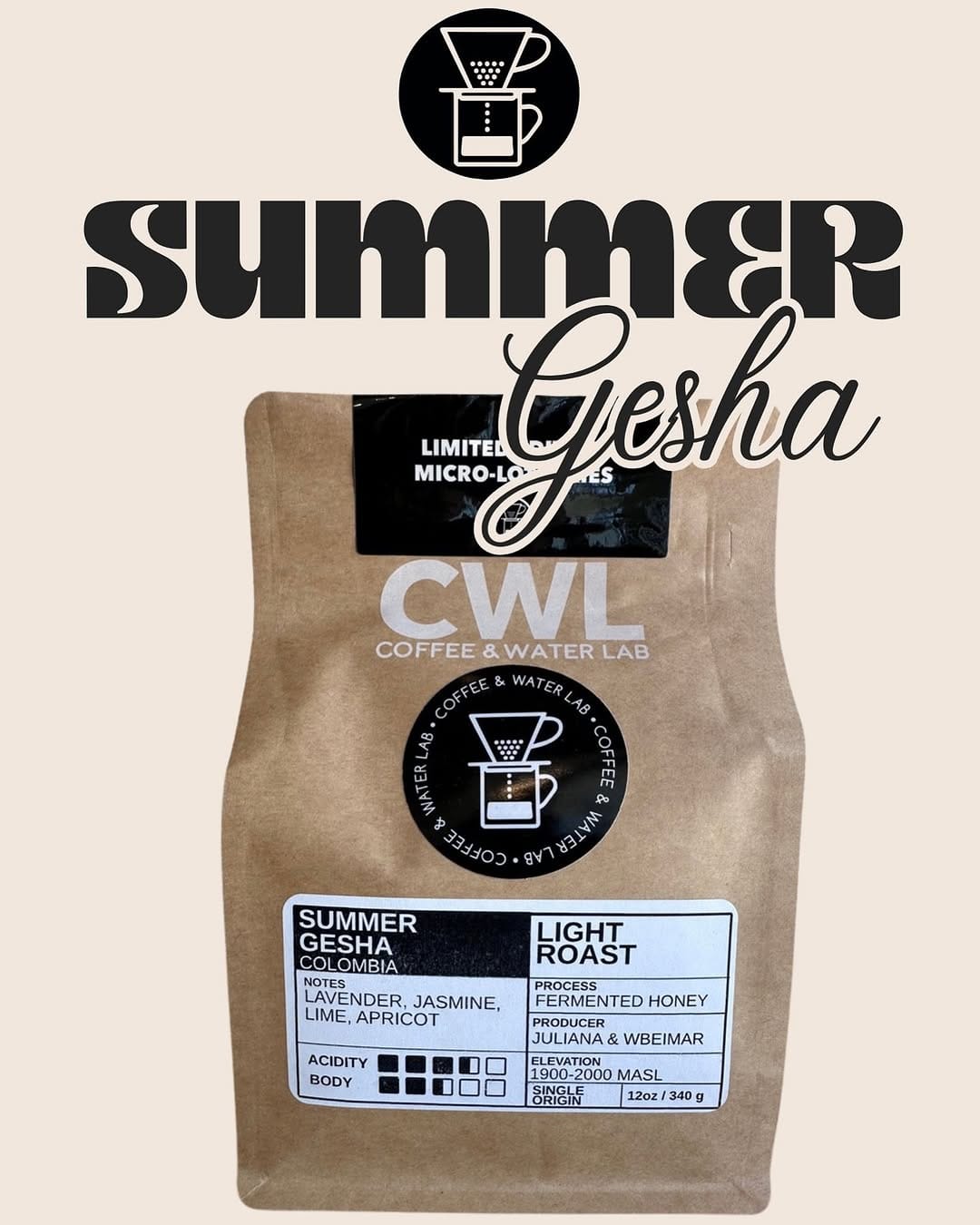 Post 7 by Coffee & Water Lab on Instagram (image)
