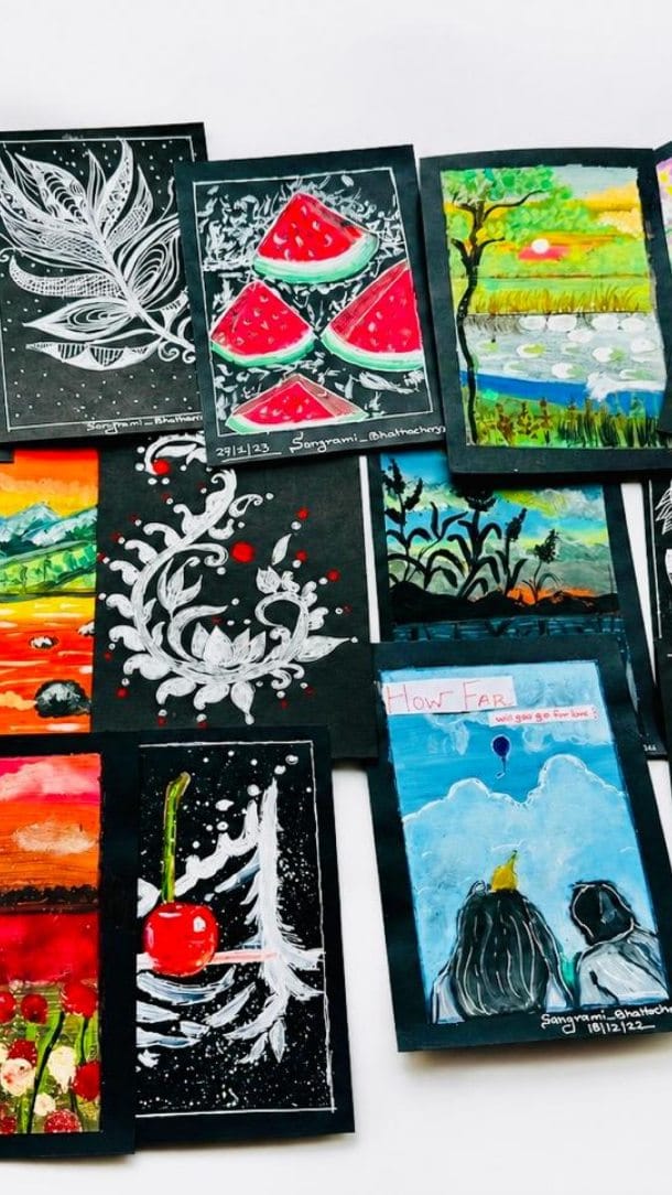 Post 4 by Sangrami•Artist• on Instagram (video)