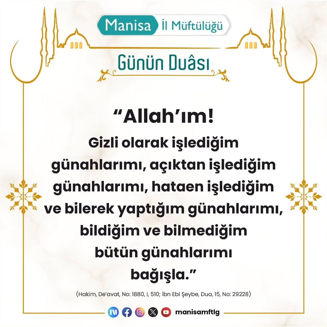 Post 6 by Manisa İl Müftülüğü on Instagram (image)