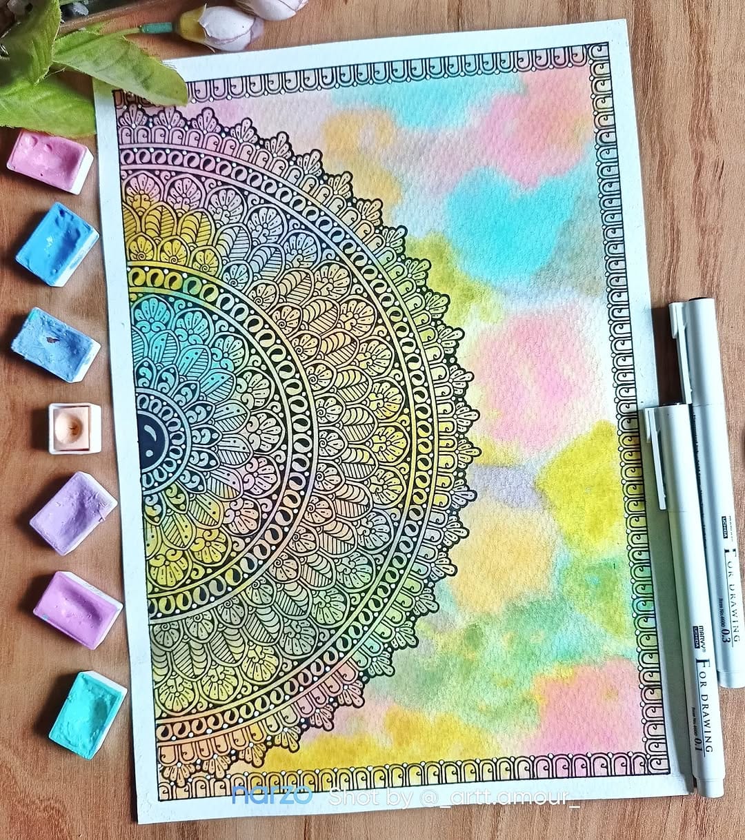 Post 8 by Alekhya | Mandala Artist on Instagram (image)