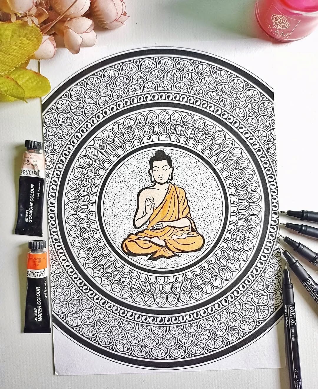 Post 5 by Alekhya | Mandala Artist on Instagram (image)