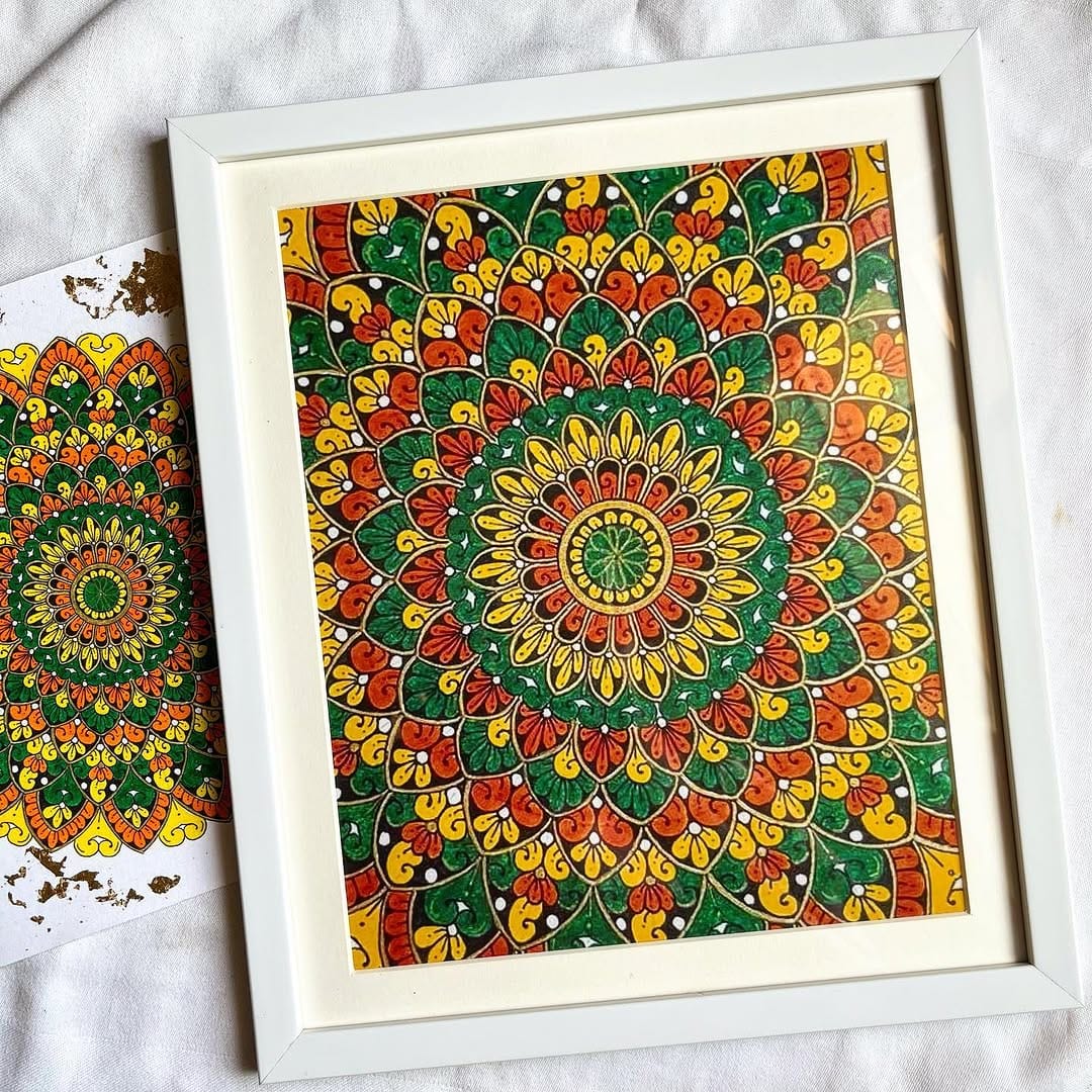 Post 2 by Sayani|Mandala Artist|Educator on Instagram (image)