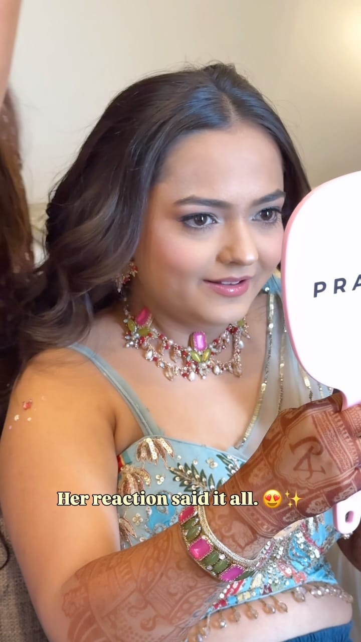 Post 8 by Gunjita Dewat || Ajmer,Pushkar,Jaipur Bridal makeup artist on Instagram (video)