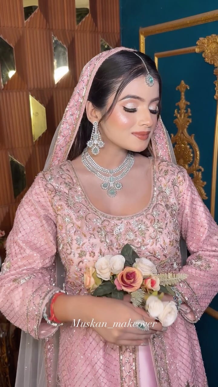 Post 1 by Muskan makeover on Instagram (video)