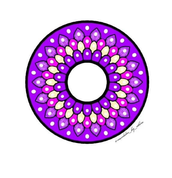 Post 7 by Athira Sasi | Mandala Artist on Instagram (image)
