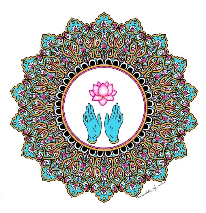 Post 9 by Athira Sasi | Mandala Artist on Instagram (image)