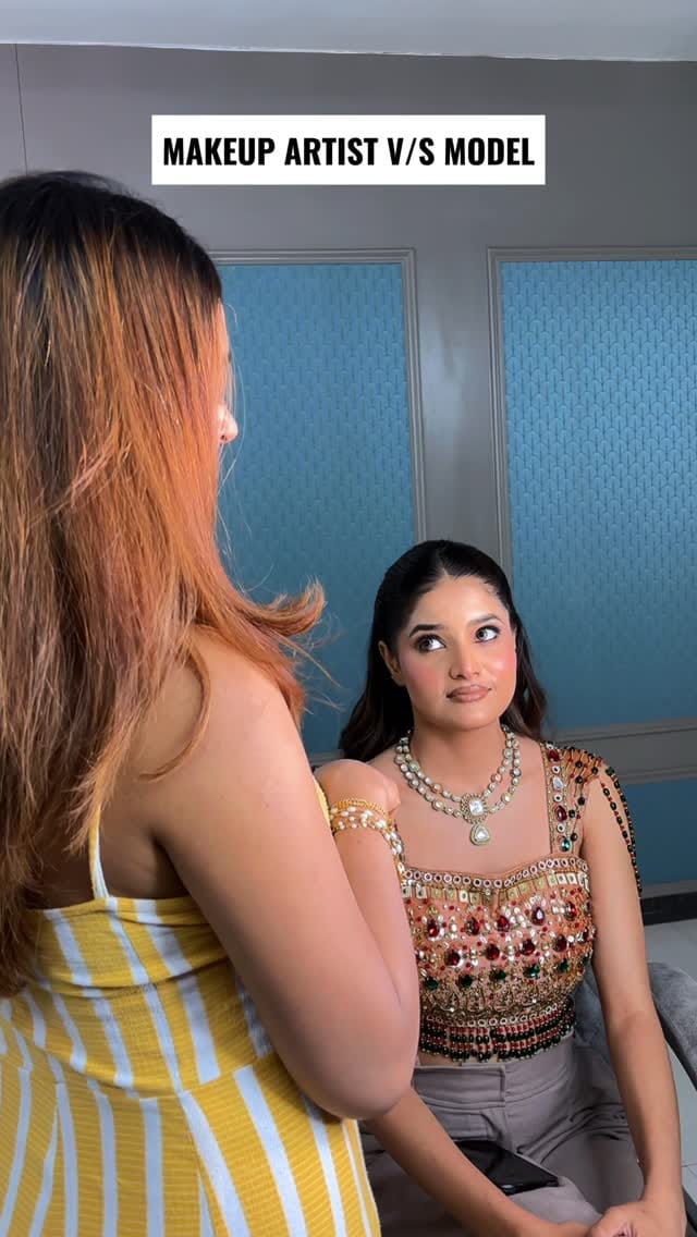 Post 3 by Vartika - Jaipur Makeup Artist on Instagram (video)