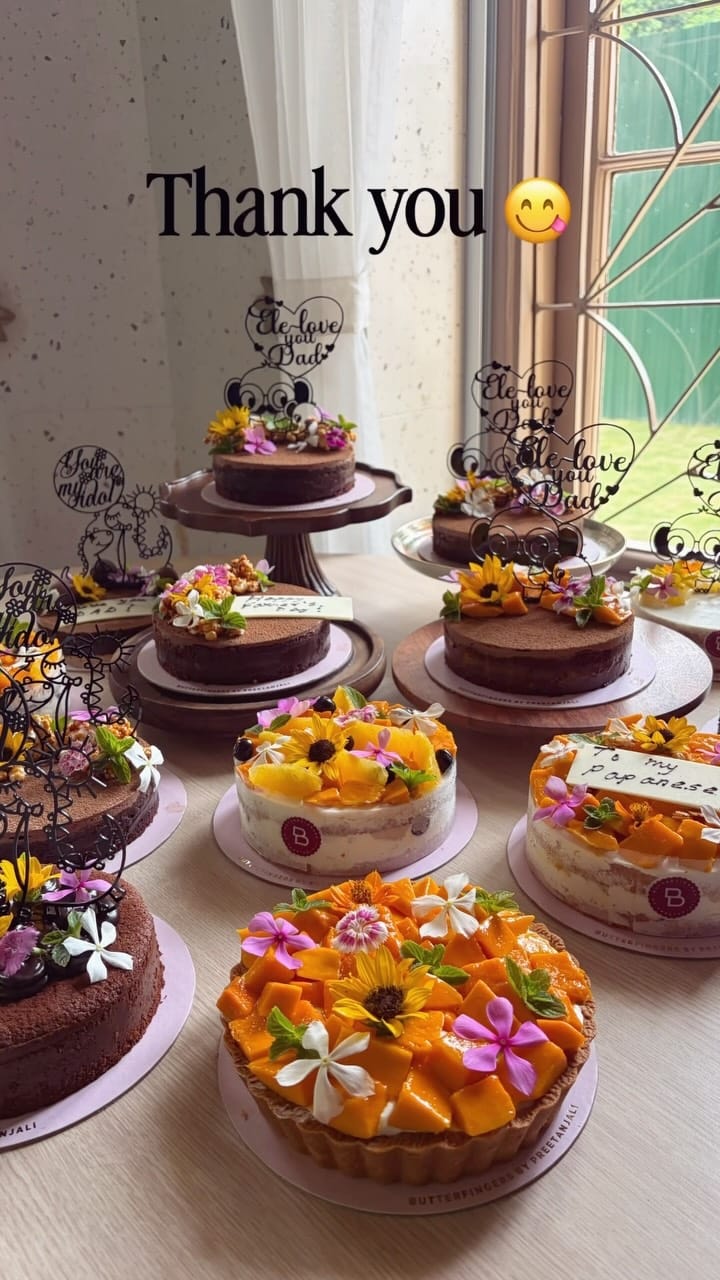 Post 5 by Preetanjali | Artisanal Pastry Chef in Kolkata, India on Instagram (video)