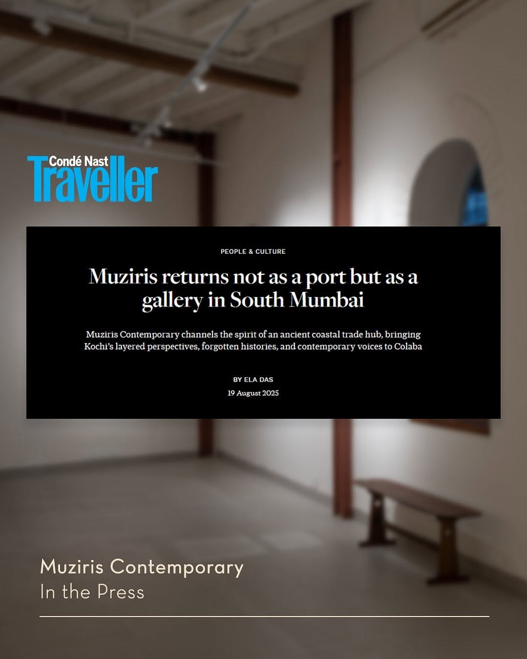Post 10 by Muziris Contemporary on Instagram (carousel)