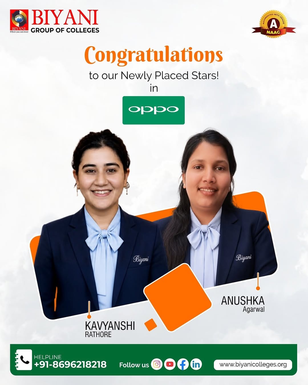 Post 2 by Biyani Group of Colleges on Instagram (image)