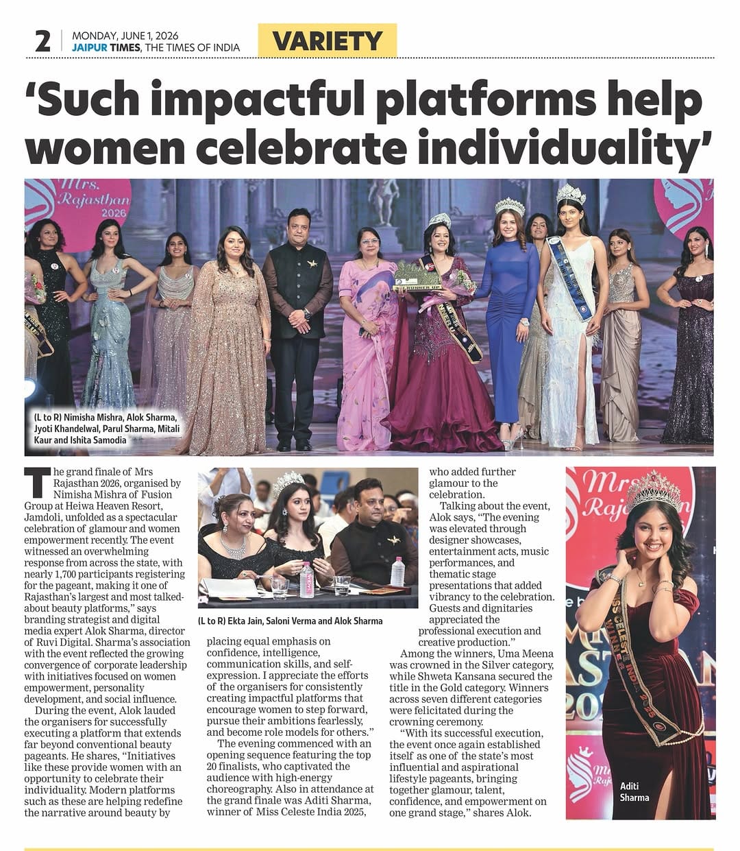 Post 4 by ADITI SHARMA🤍 on Instagram (image)