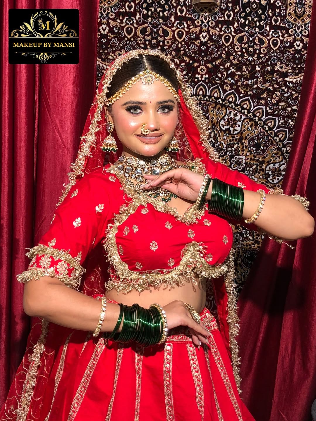 Post 3 by MANSI | PROFESSIONAL MAKEUP AND HAIR ARTIST on Instagram (carousel)