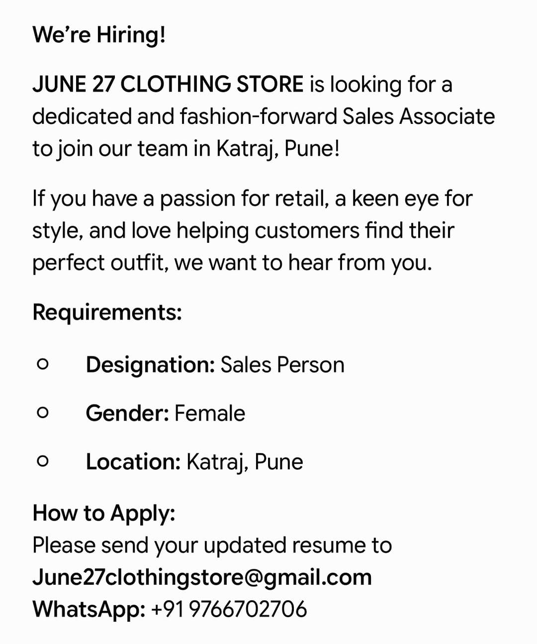 Post 10 by June 27 on Instagram (image)