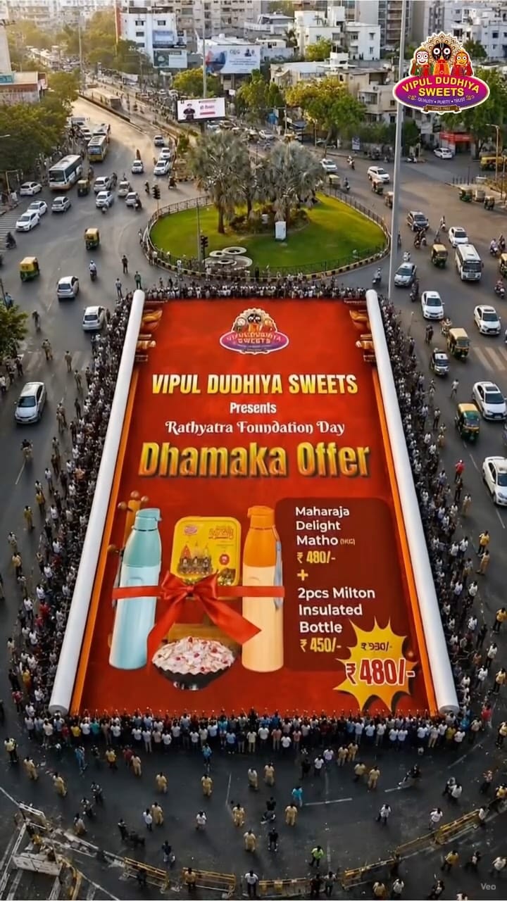 Post 10 by Vipul Dudhiya Sweets on Instagram (video)