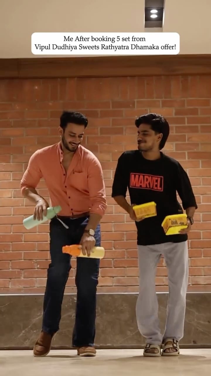Post 6 by Vipul Dudhiya Sweets on Instagram (video)