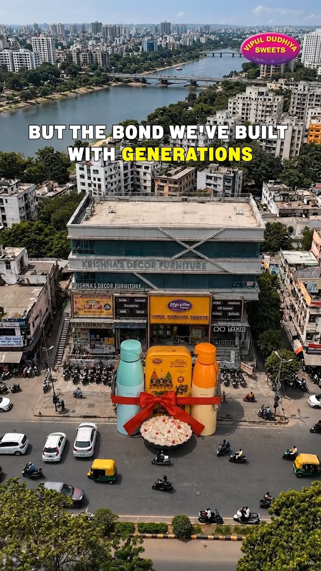 Post 4 by Vipul Dudhiya Sweets on Instagram (video)