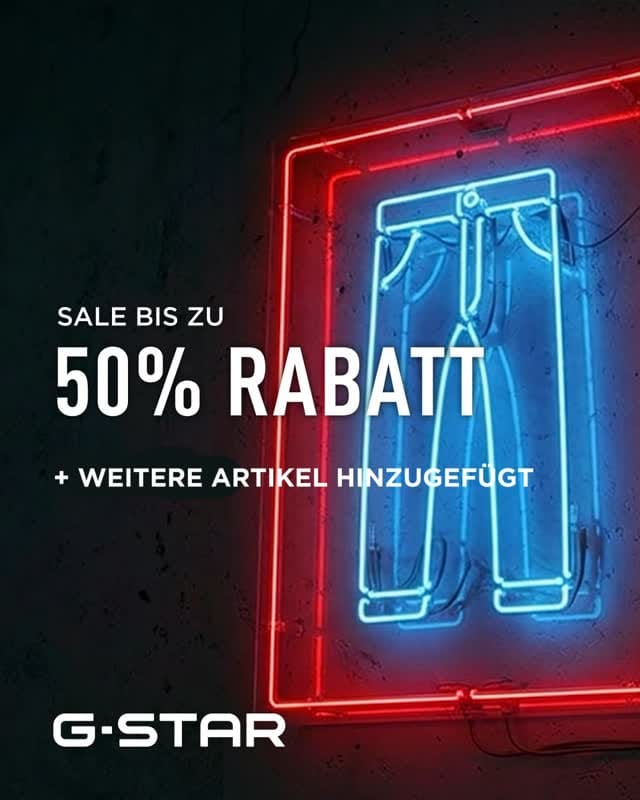 Post 2 by G-STAR STORES GERMANY on Instagram (video)
