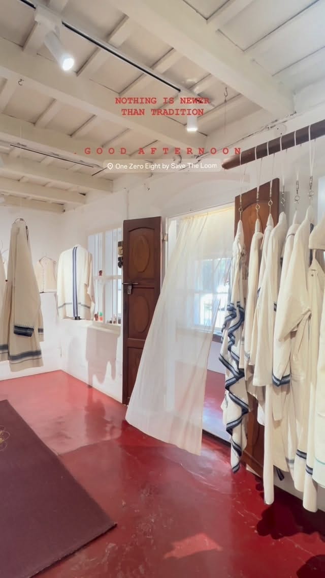 Post 8 by One Zero Eight by Save The Loom on Instagram (video)