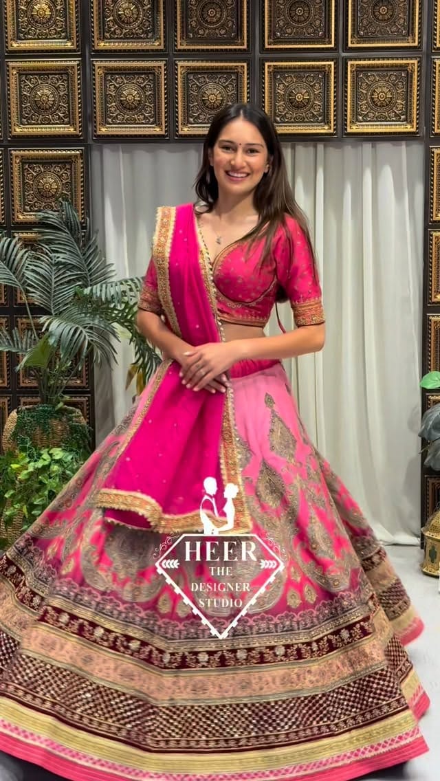 Post 6 by Heer The Designer Studio| Wedding & Couple Wear | Surat on Instagram (video)