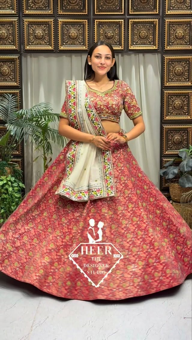 Post 10 by Heer The Designer Studio| Wedding & Couple Wear | Surat on Instagram (video)