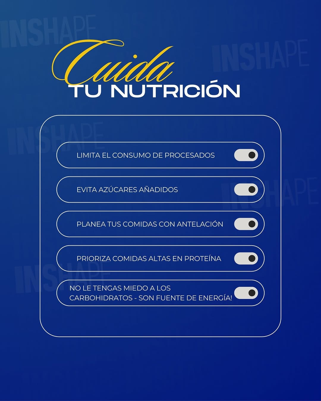Post 3 by Inshape | Gimnasio Boutique on Instagram (image)