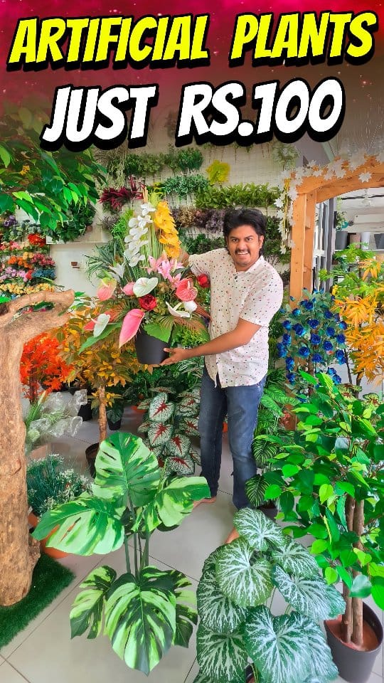 Post 8 by Kusal - Artificial Plants Manufacturer | Home Decor on Instagram (video)