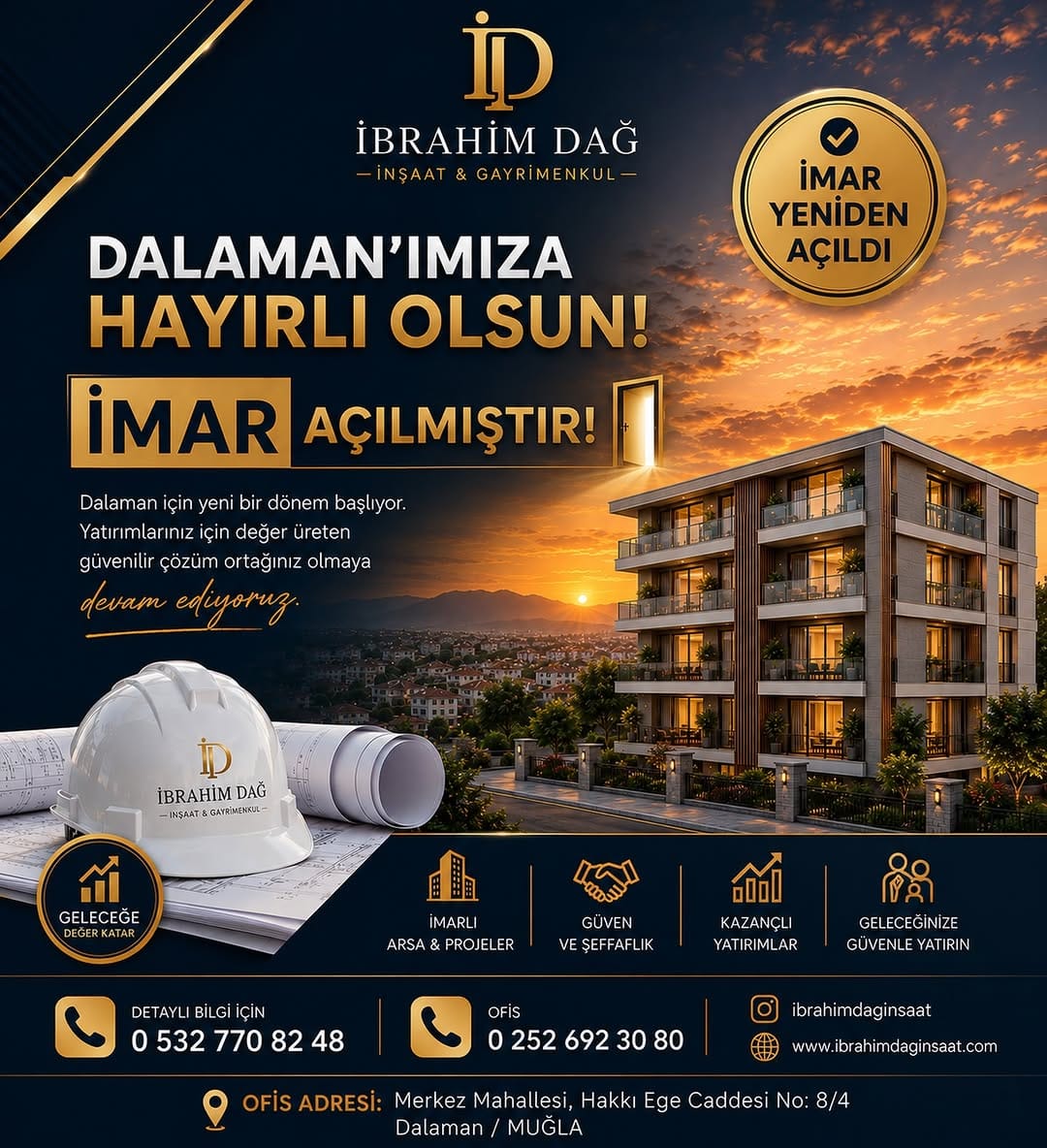 Post 7 by İBRAHİM DAĞ İNSAAT LTD.ŞTİ. on Instagram (image)
