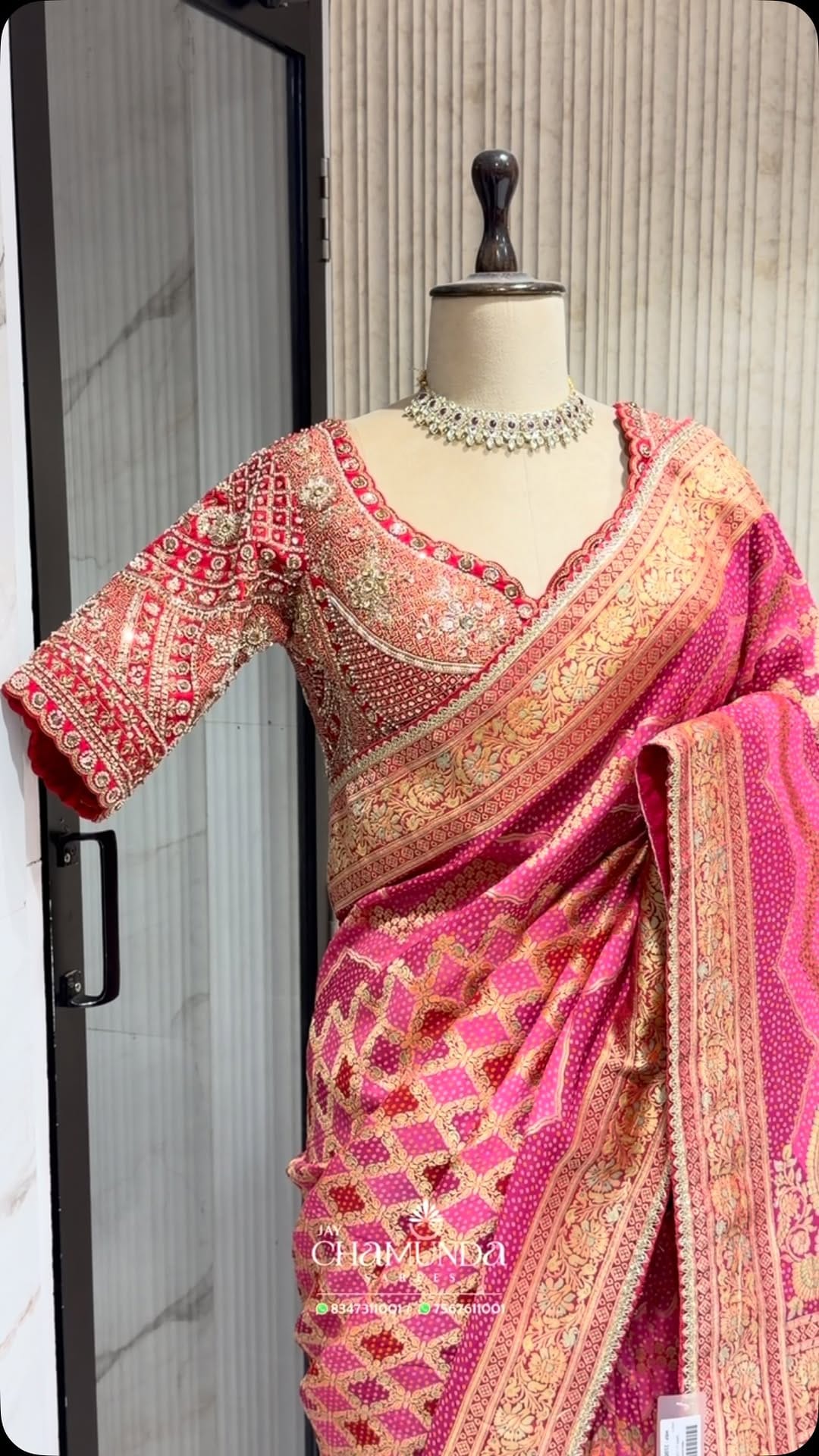 Post 2 by JAY CHAMUNDA SAREES ( Vaghela Jayesh Dineshbhai ) on Instagram (video)