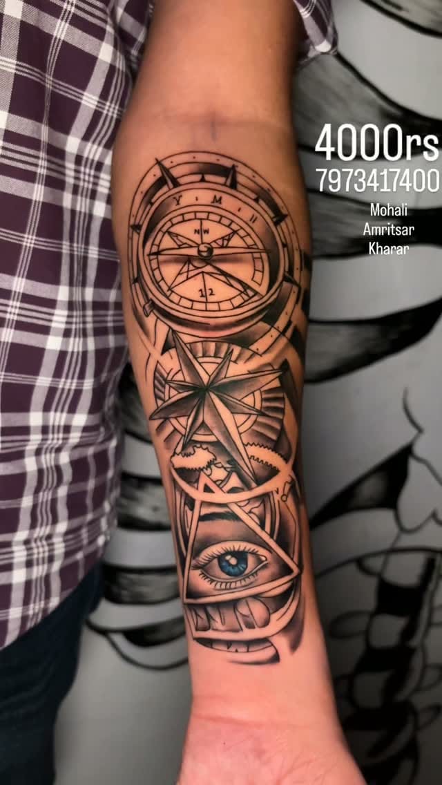 Post 3 by Punjab Tattoos on Instagram (video)