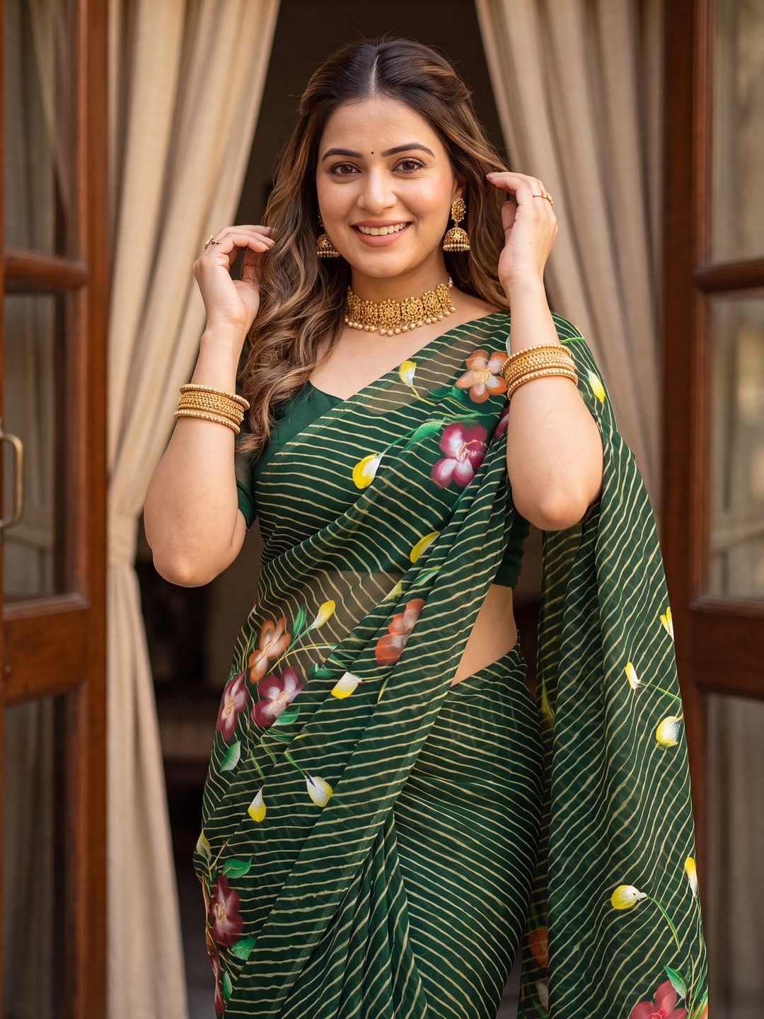 Post 5 by surat sarees on Instagram (carousel)