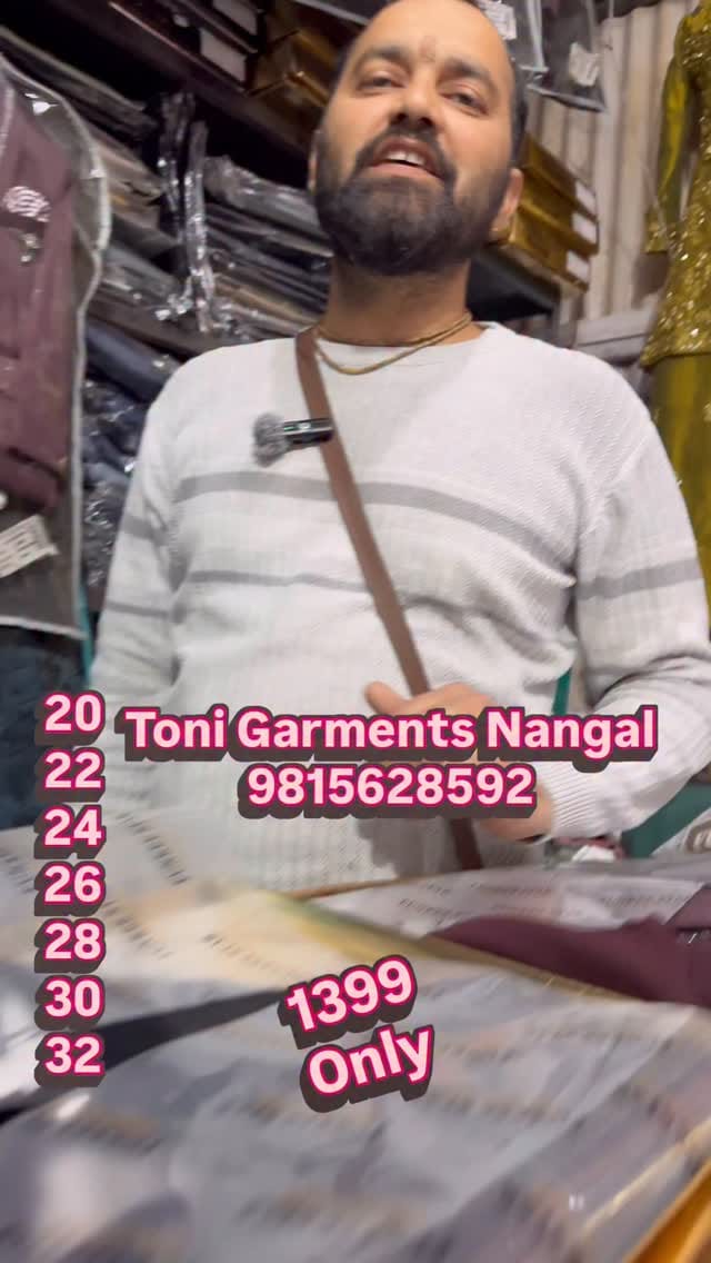 Post 6 by Toni Garments Nangal Dam on Instagram (video)