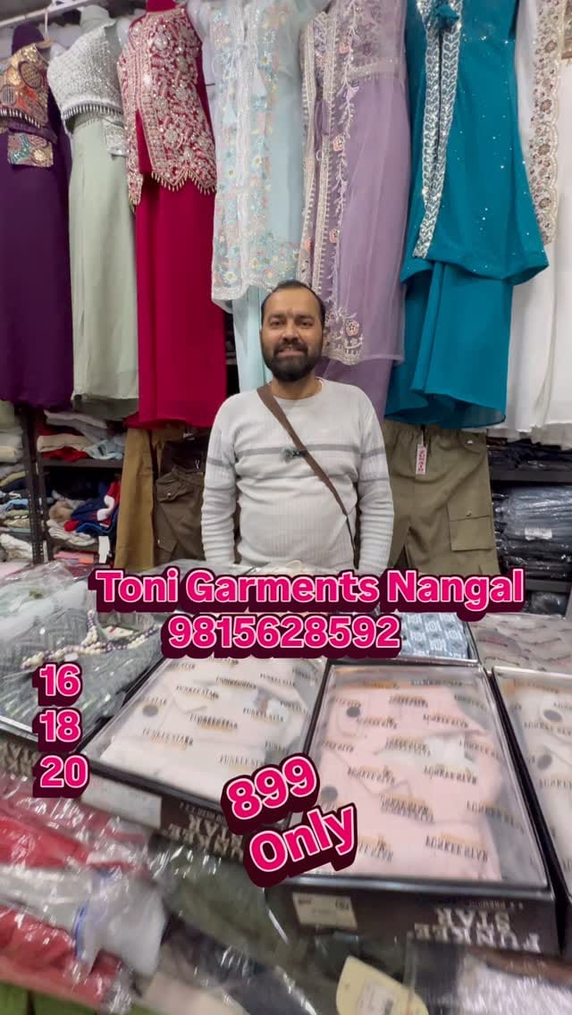 Post 9 by Toni Garments Nangal Dam on Instagram (video)