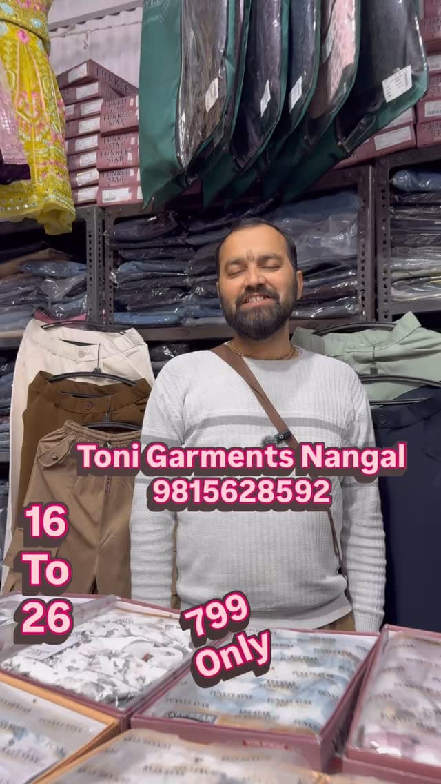 Post 5 by Toni Garments Nangal Dam on Instagram (video)