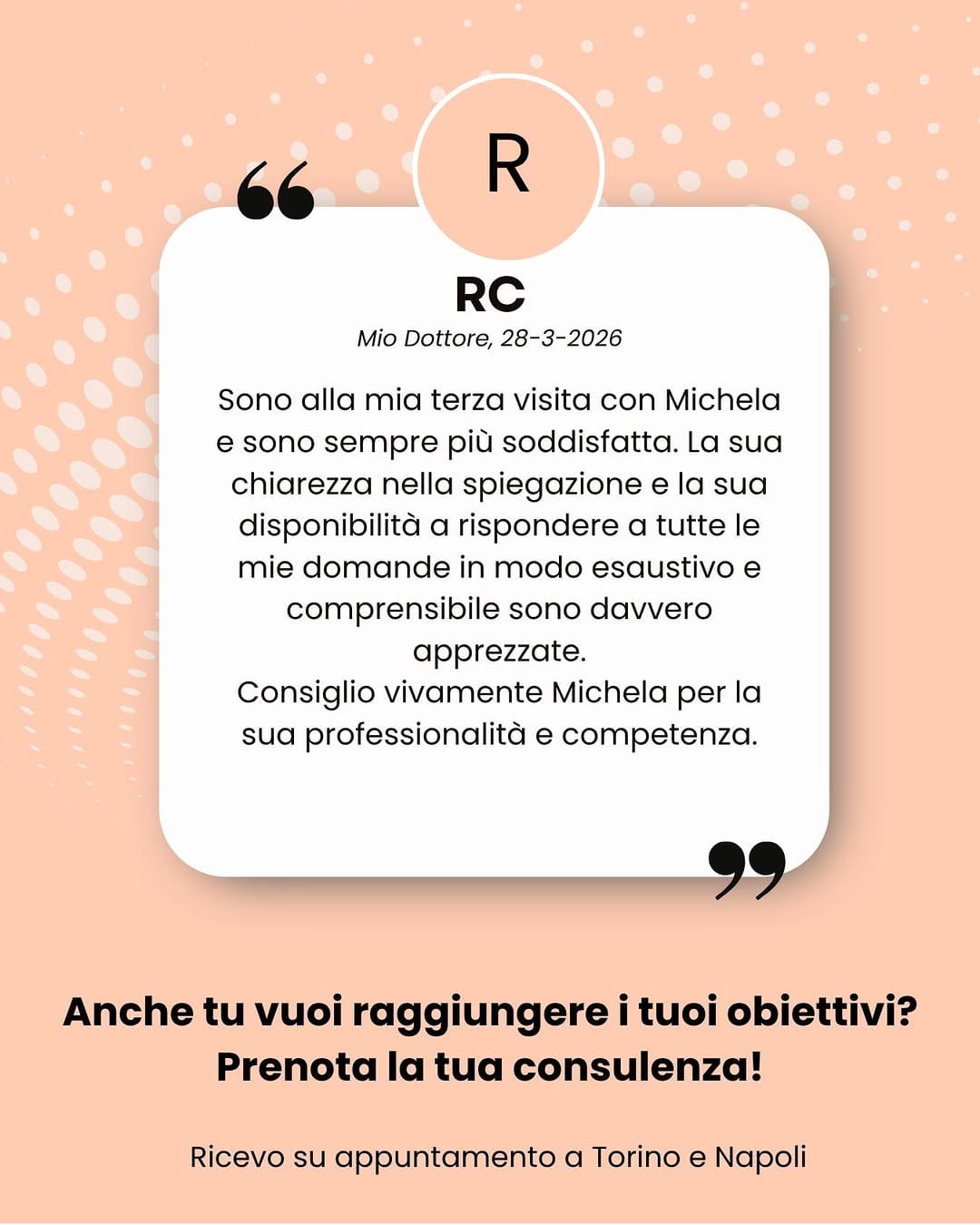 Post 3 by Dott.ssa Michela Audiello - Nutrizionista on Instagram (image)