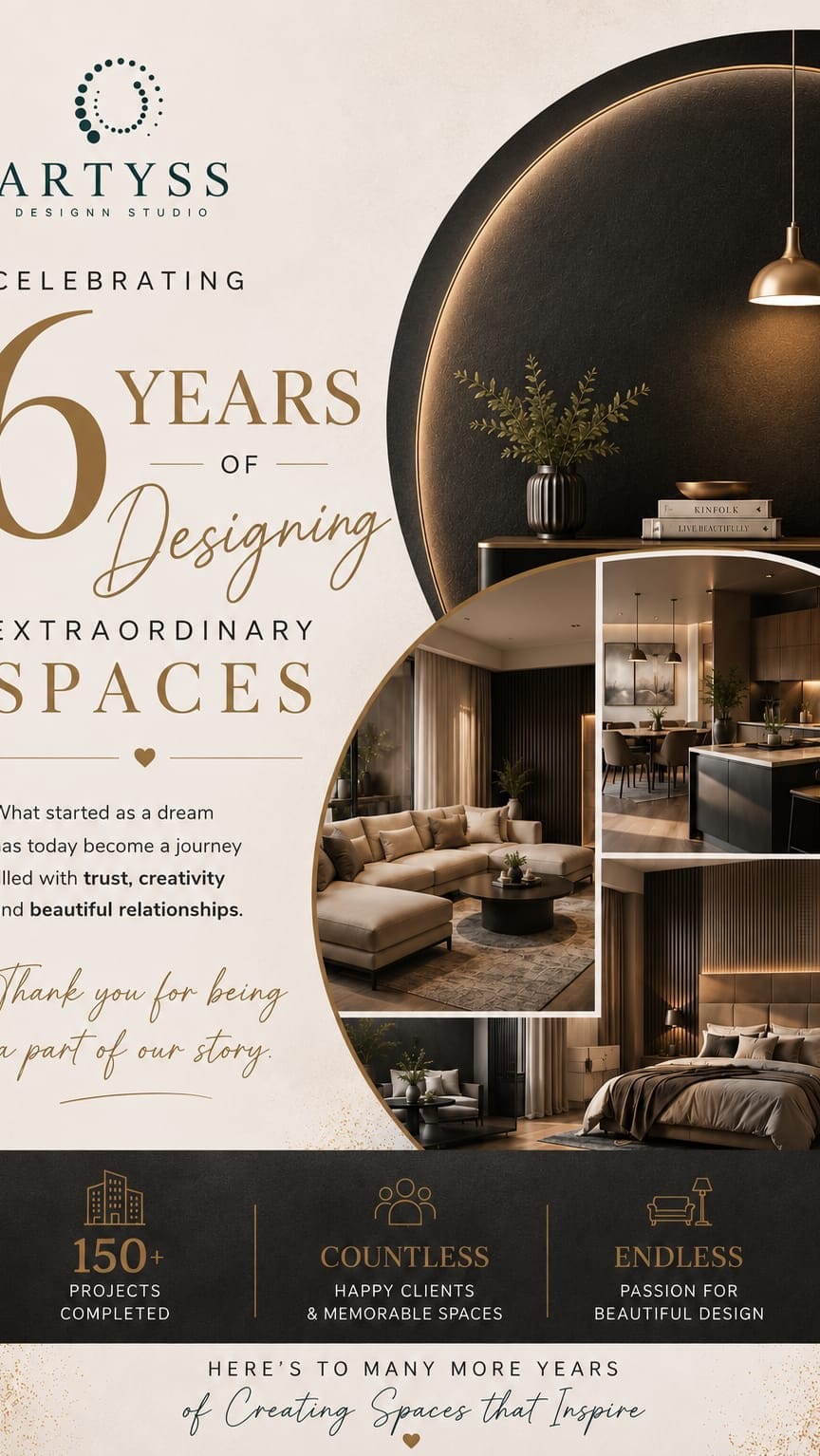 Post 6 by Artyss Designn Studio on Instagram (video)