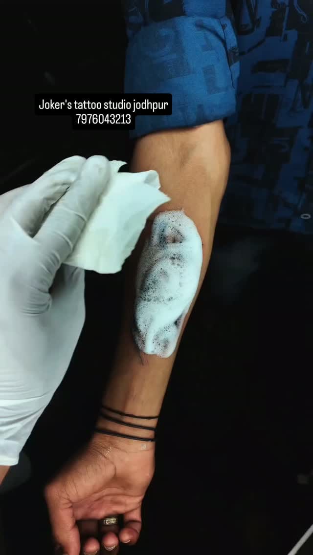 Post 4 by Joker Tattoo Studios / parlour jodhpur on Instagram (video)