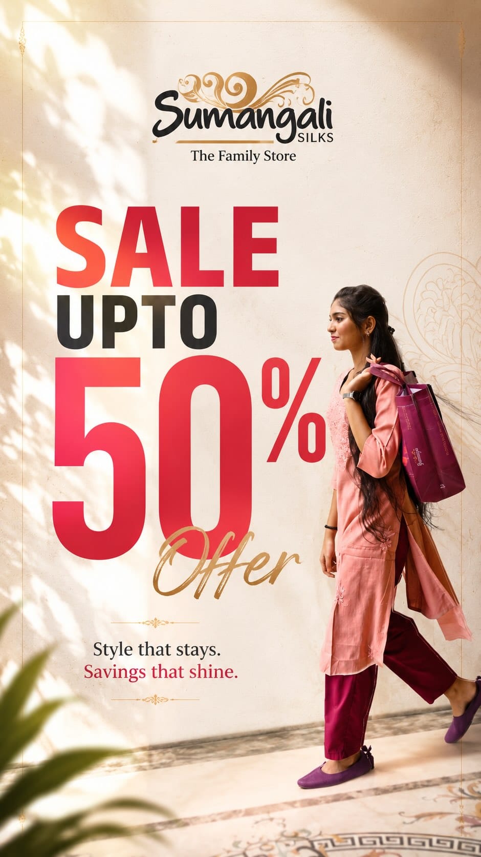 Post 6 by Sumangali Silks - The Family Store on Instagram (video)
