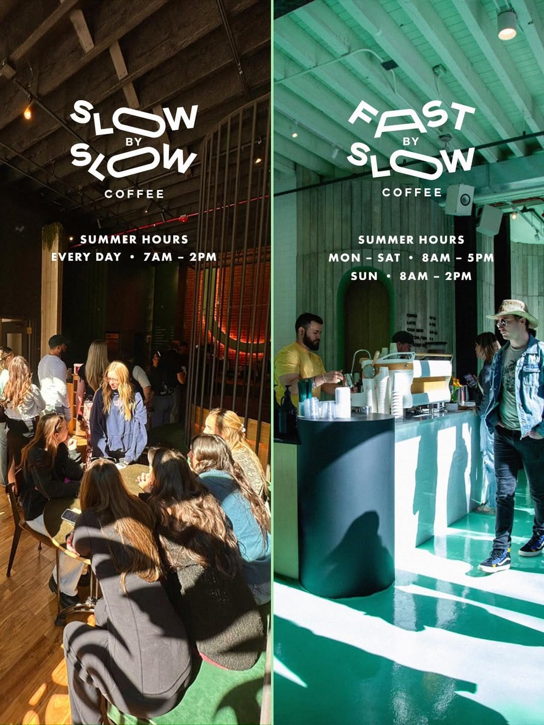 Post 5 by Slow By Slow Coffee Bar on Instagram (image)