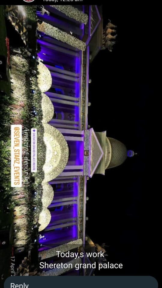 Post 10 by Seven Starz Events & Decor on Instagram (video)