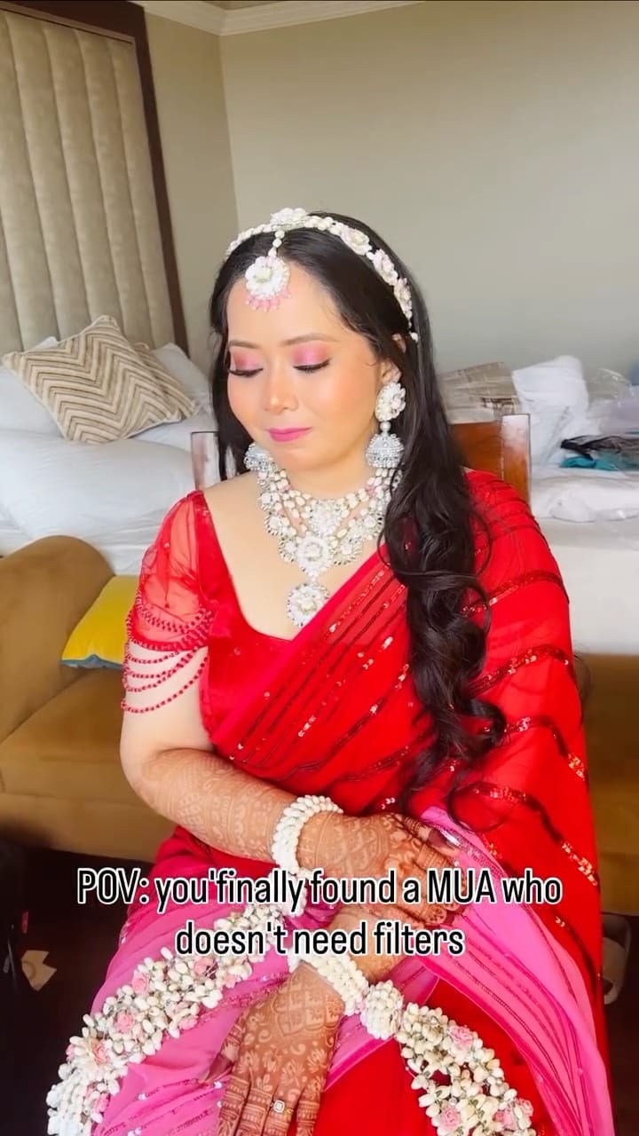 Post 3 by SONALI DASH🧿 Bridal makeup artist on Instagram (video)
