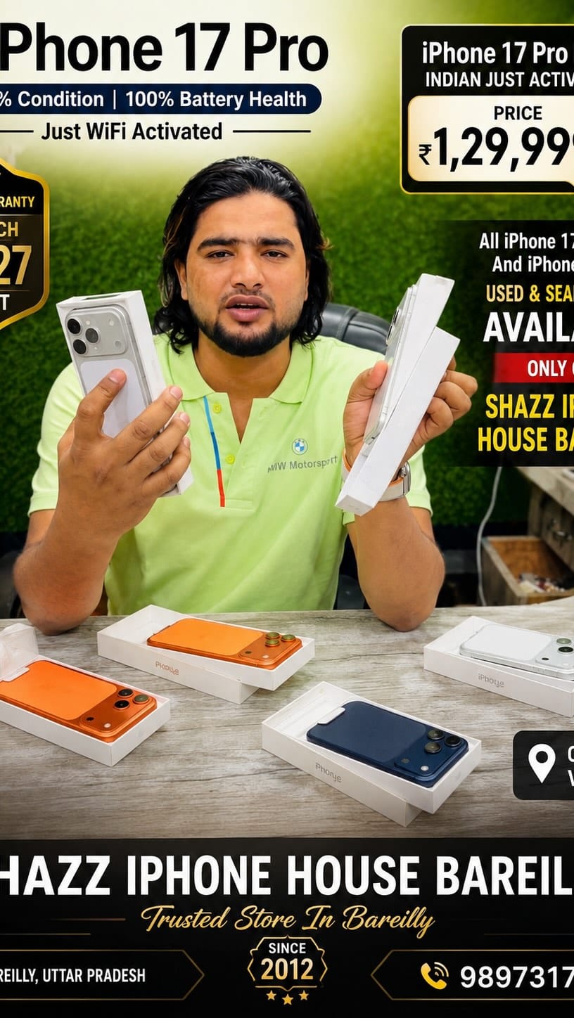 Post 5 by SHAZZ IPHONE HOUSE BAREILLY on Instagram (video)