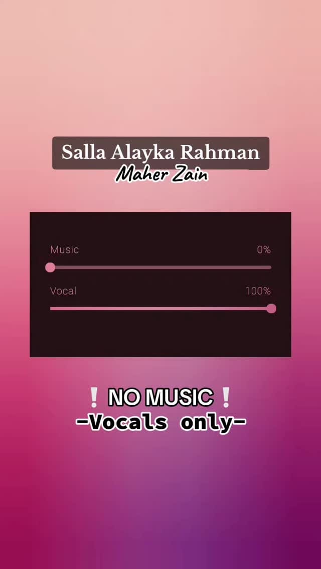 Post 9 by Muslim Sounds on Instagram (video)