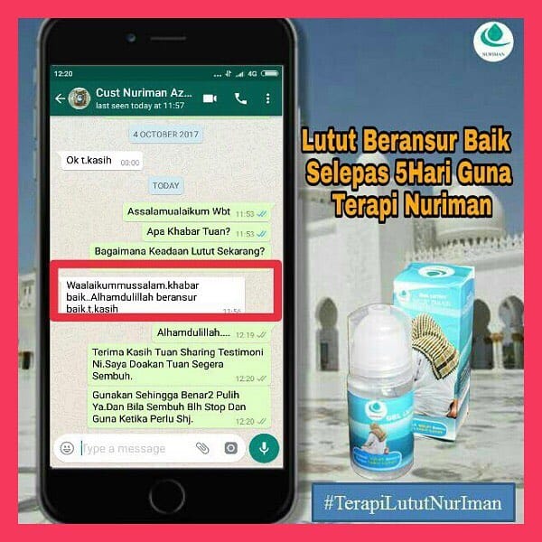 Post 5 by GEL NUR'IMAN|UBAT SAKIT LUTUT🔥 on Instagram (image)