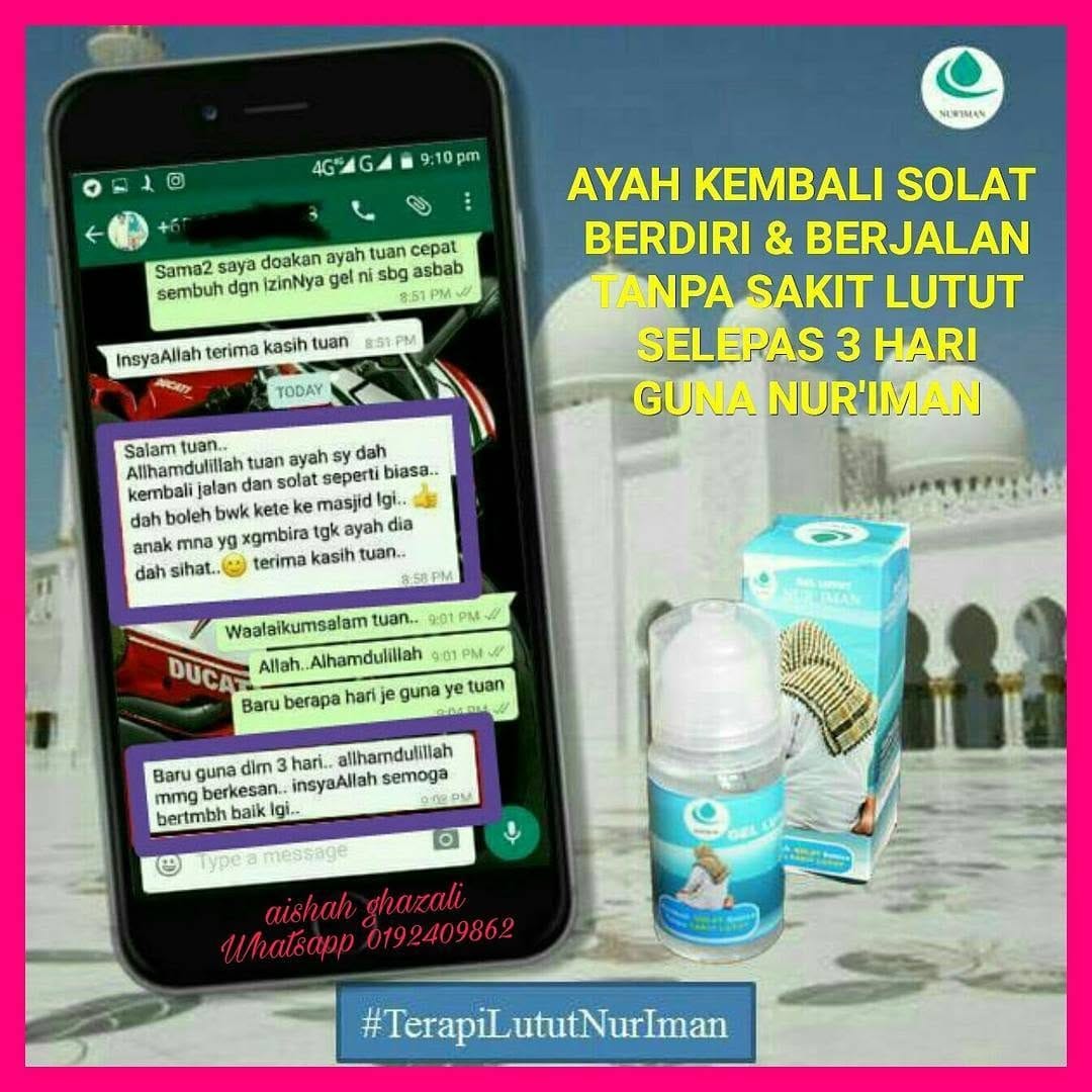 Post 8 by GEL NUR'IMAN|UBAT SAKIT LUTUT🔥 on Instagram (image)