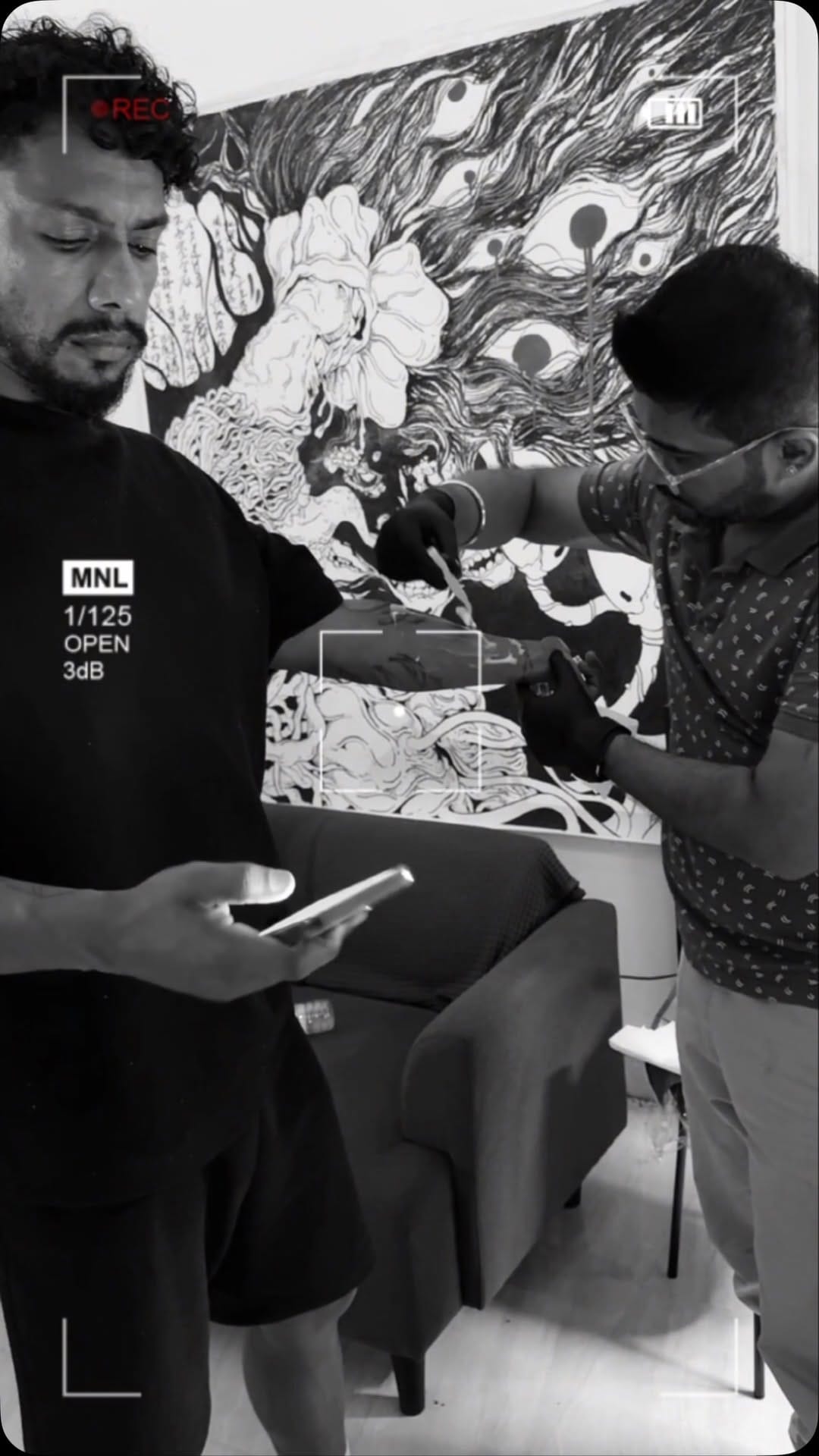 Post 9 by BhagyaRaj | Tattoo Artist on Instagram (video)