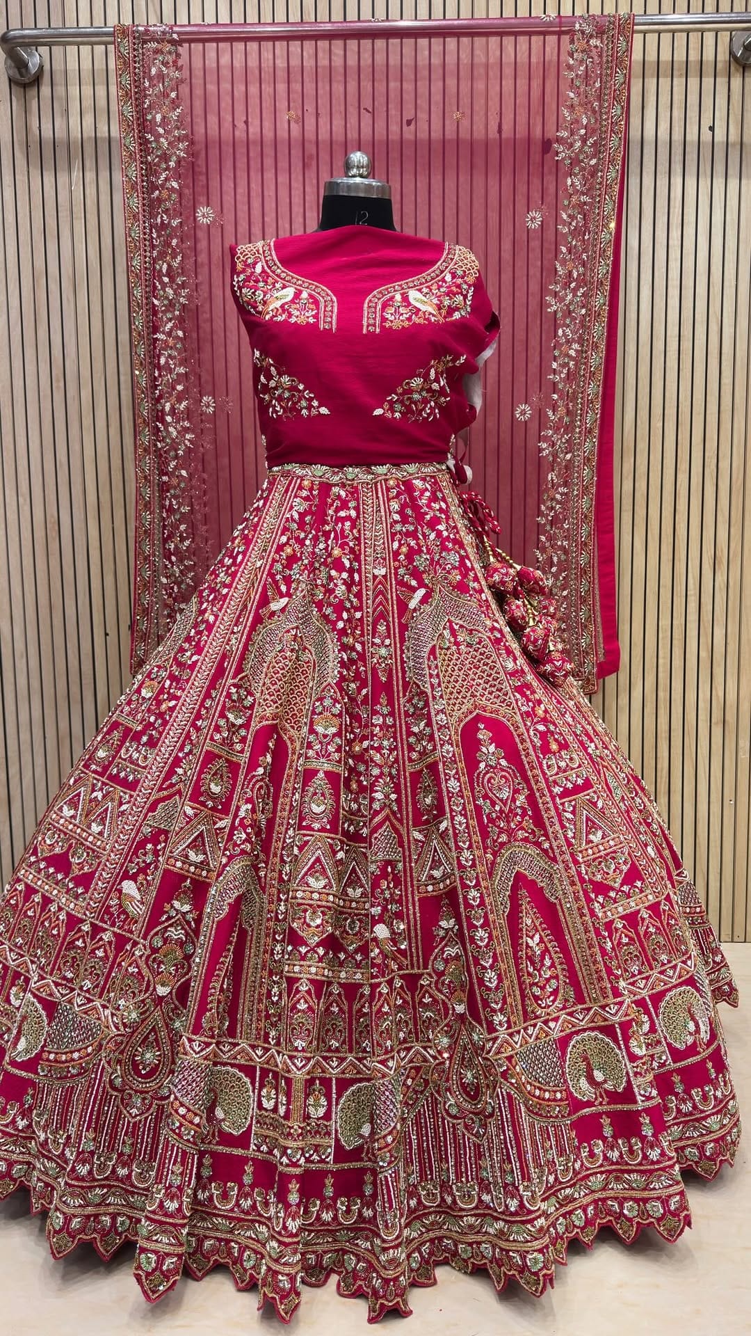 Post 6 by Shree Bankey Bihari Sarees on Instagram (video)