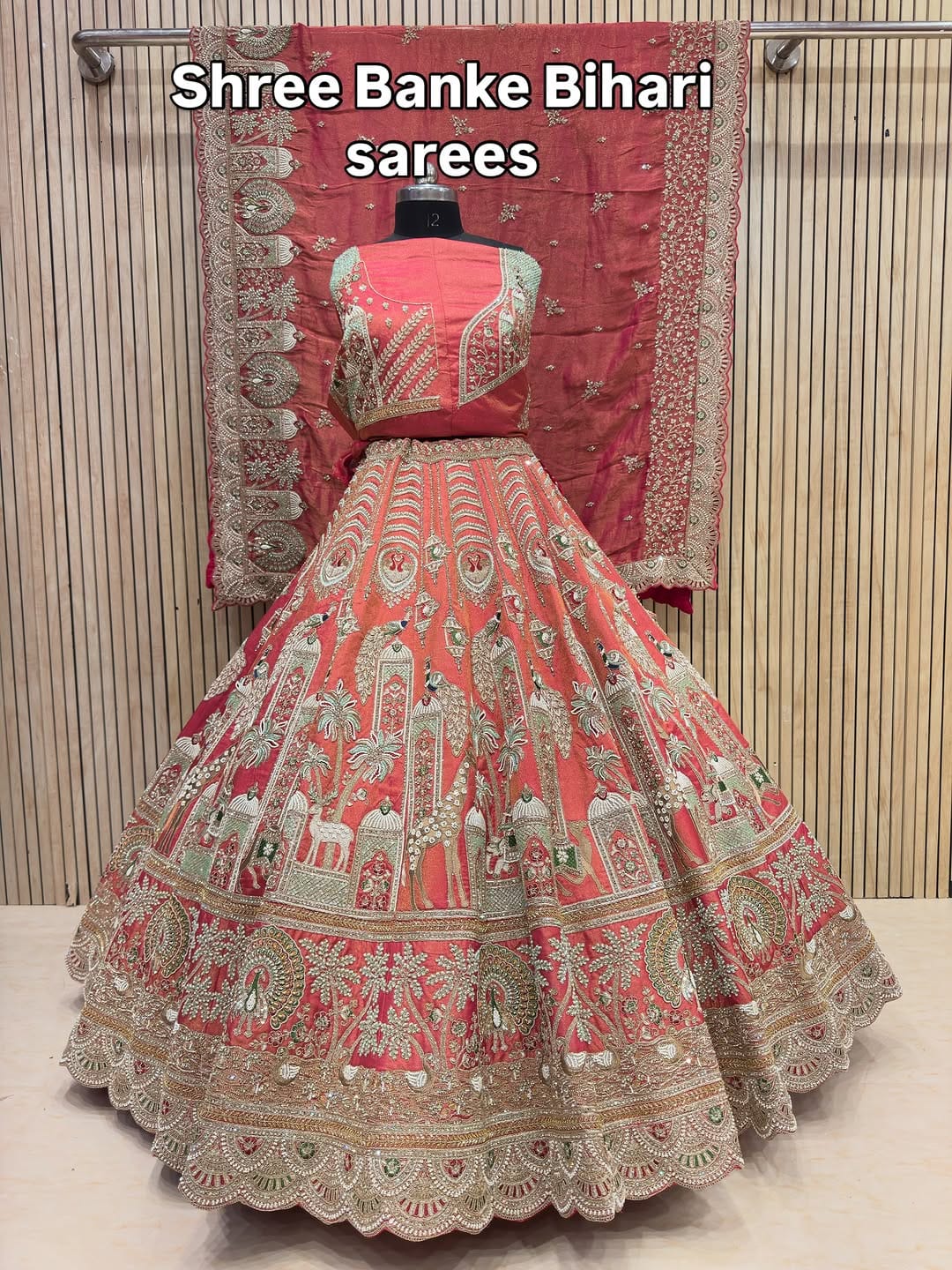 Post 3 by Shree Bankey Bihari Sarees on Instagram (image)